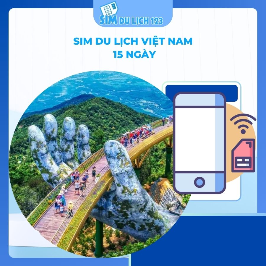 SIM du lịch Việt Nam 15 ngày 75GB data