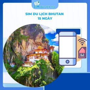 SIM du lịch Bhutan 15 ngày 6GB