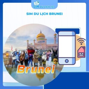 SIM du lịch Brunei 10 ngày 6GB data