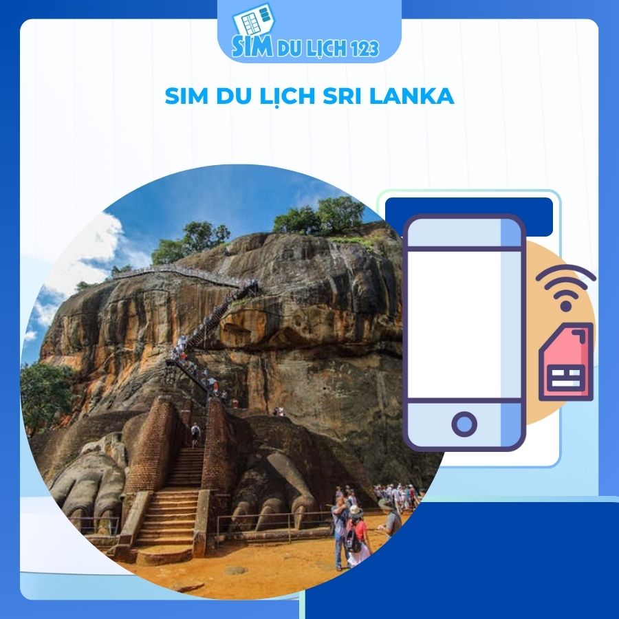 SIM du lịch Sri Lanka 8-10 ngày 6GB data